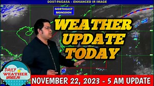 4K views · 273 reactions | Weather Update Today | PAG-ASA Weather Forecast | November 22, 2023 | Sir Zmor | Facebook