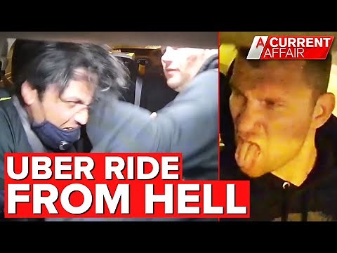 Terrifying attack on Uber driver caught on camera | A Current Affair