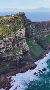 Incredible Famous Cape Point at Cape Town Western Cape in South Africa . Famous Scenery.