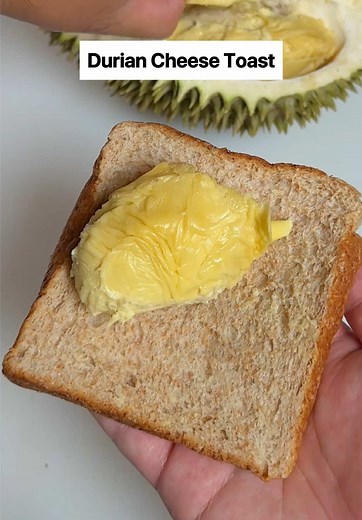 Delicious Durian Cheese Toast Recipe in Air Fryer