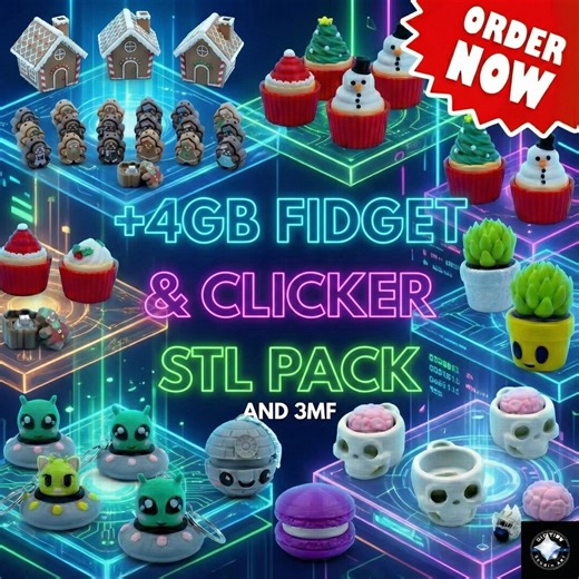 Ultimate 4GB Fidget Clicker Bundle | Sensory Toys Pack | Anxiety & ADHD Relief Tools | Digital Files - Etsy