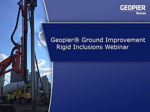 Geopier® Ground Improvement Solutions Using Rigid Inclusion Technology