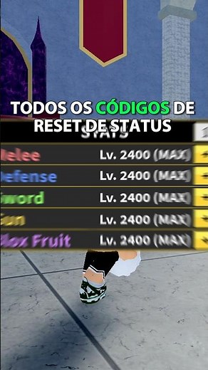 ALL BLOX FRUITS STATUS RESET CODES!