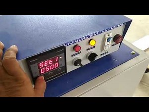 Muffle Furnace Temperature Controller Setting.