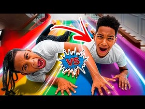 The Prince Family — DJ & Kyrie’s CRAZY Stair Challenge Goes Wrong! 😱😂