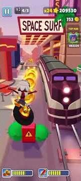 Subway Surfers Crazy Speed Run | Fun Gameplay #subwaysurfers#gamingshorts#mobilegaming#endurunner