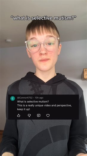 Delaney Haglin on Instagram: "What is selective mutism? ⤵️ 🌻 I’ve made so much progress in my speaking since being diagnosed. I still have a long way to go before I can talk at any time I want, but I’m proud of how far I’ve come. 🫶🏻 #selectivemutism #selectivemutismawareness"