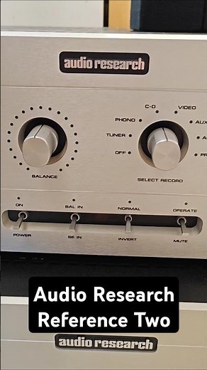 Audio Research Reference Two, pre senza compromessi