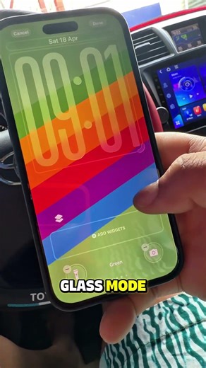 How to Drag the Clock Down on ioS 26 Lock Screen