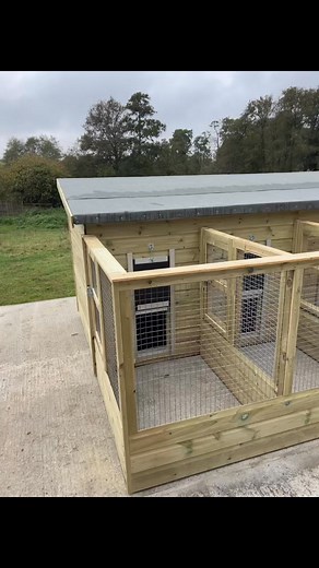 173 reactions · 10 comments | A full breeding kennel setup including puppy kennels and our Sterling Kennel blocks. https://gardenandanimalstructures.com/product/sterling-multi-bay-dog-kennel-block/ #dog #breed #dogbreeder #kennels #dogkennels #workingdogs #spaniels #spanielsofinstagram | Garden and Animal Structures | Facebook