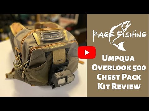 UMPQUA OVERLOOK 500 CHEST PACK KIT REVIEW - What's in my steelhead chest pack? Watch to see!