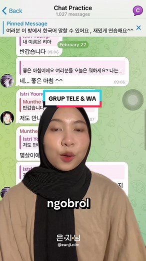 Grup Telegram dan WhatsApp Belajar Bahasa Korea Gratis