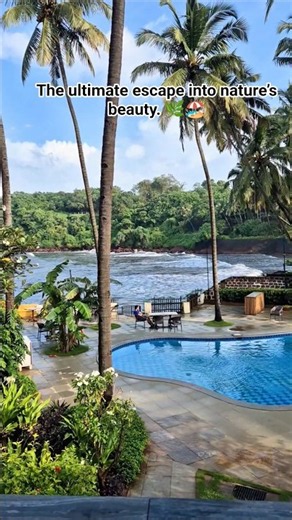 Found the Most Peaceful Secret Resort with a Private Beach & Balcony Pool! 🌊 #goa #ytshorts #viral