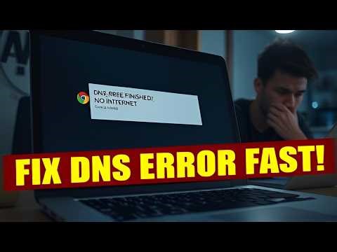 How to Fix DNS_PROBE_FINISHED_NO_INTERNET (2026) | Step-by-Step DNS Error Fix