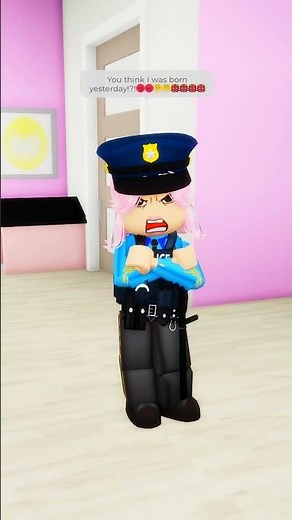 mrs police mom split us up from fighting...😅😣#robloxshorts #roblox