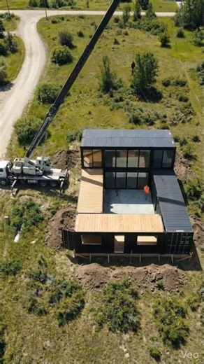 From Shipping Containers to a Luxury Home 📦🏡#construction