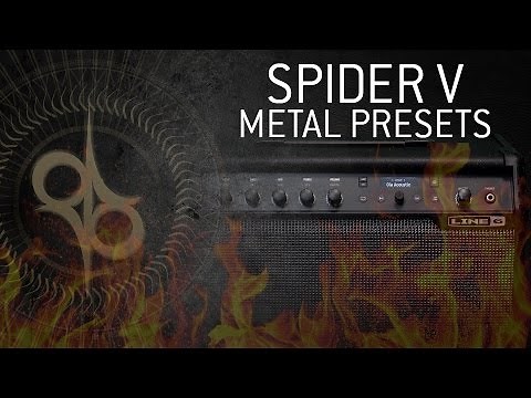 LINE 6 SPIDER V - Metal Presets
