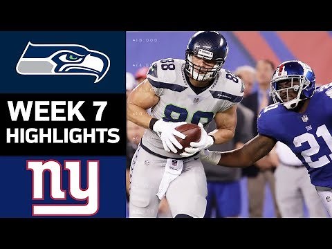 Seahawks vs. Giants | NFL Week 7 Game Highlights