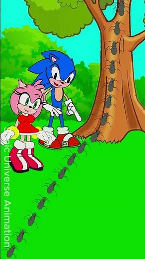 Sonic and Amy Save the Ants! | Fun Forest Adventure | Sonic the Hedgehog Cartoon #sonic #amyrose