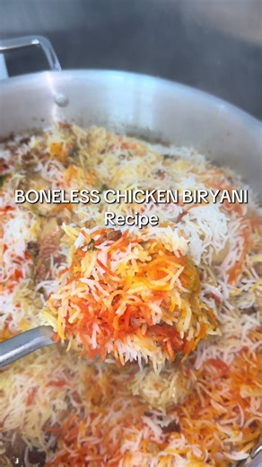 Easy Boneless Chicken Biryani Recipe in Under 1 Hour