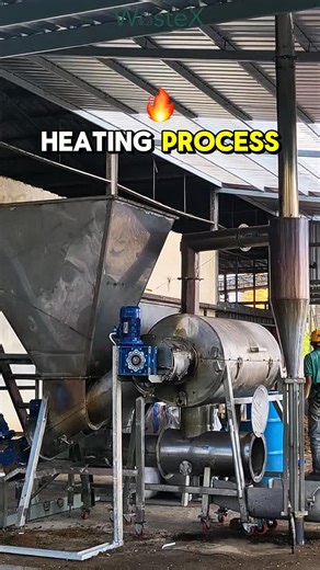 WasteX on Instagram: "Pyrolysis, the champion of biochar creation 👑💯⚙️ This amazing process heats various waste in a controlled environment, but with limited oxygen. Compared to regular burning, this creates a cleaner process and unlocks many valuable resources! #biochar #pyrolysis #wastereduction #sustainability #zerowaste"