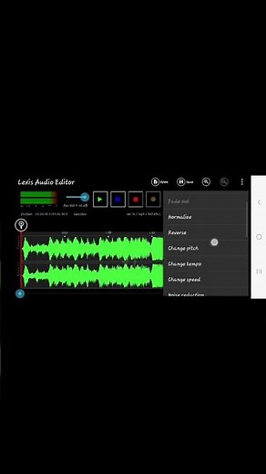 Lexis audio editor complete setting