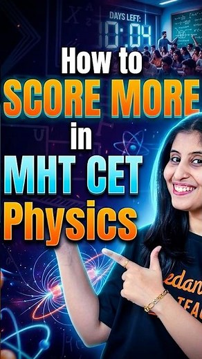 🔴 How to Score full Marks in MHT CET Physics #mhtcet2026 #mhtcet #mhtcetpreparation #chemistry