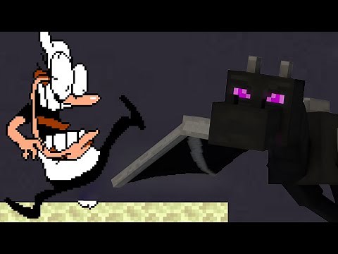 Transformed a Pizza Tower Level into Minecraft (Pizza Tower custom level)