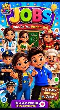 Learn Jobs & Occupations for Kids 👨‍🚒 Fun Educational Video | Mango Kids TV