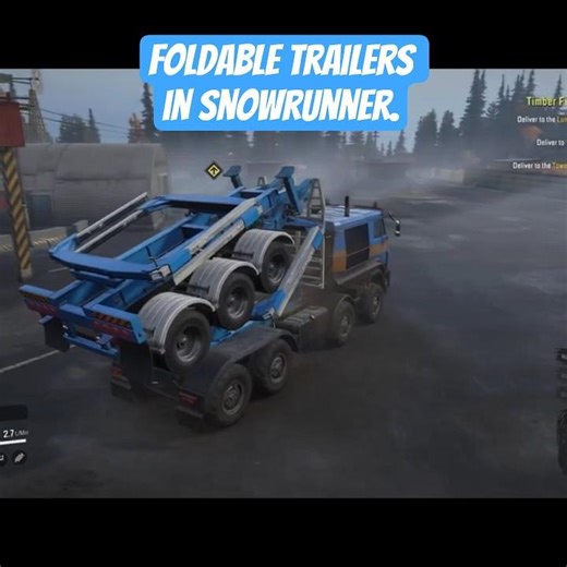 Dope Modular Logging trailer in SnowRunner #azov