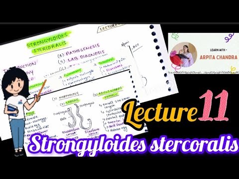 Strongyloides stercoralis | Parasitology Series Lecture -11 Thread Worm #parasitology #microbiology