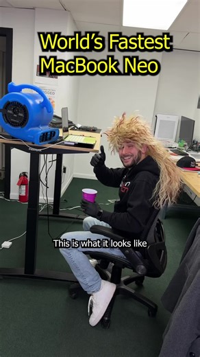 World's Fastest Liquid-Cooled MacBook Neo Built