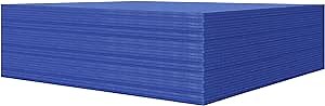30 Pack EVA Foam Sheets, 11.8 x 7.87 Inch, 2mm Thick Foam Paper for Arts and Crafts, Perfect for Art Projects and Cosplay (Blue)