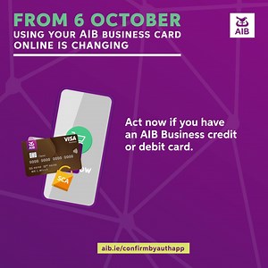 278 reactions · 37 shares | If you are an AIB Business card holder, download the AIB Authenticator app today so you can continue to use your card online and protect your business from fraud.   #ad | AIB | Facebook