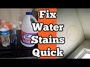 Best Home Remedy to Remove Water Stains from Ceiling - No Painting Needed!