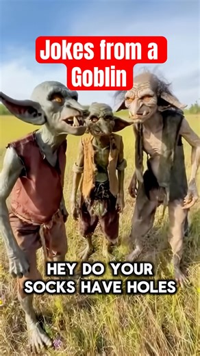 HILARIOUS Goblin Joke You Can’t Unhear 😂💚 #shorts #dadjokes