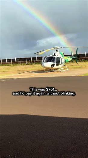 🚁 Kauai from the sky hits different. If you’re planning a trip to Kauai, Hawaii, do not skip a helicopter tour. We flew doors-off with @maunaloahelitours and it was hands-down one of the most breathtaking experiences of our lives. 💸 Cost: $761 for two ⏱ Flight: ~1 hour 📍 Views: Nā Pali Coast, hidden waterfalls, deep emerald canyons, untouched jungle This wasn’t just sightseeing—it was emotional, humbling, and jaw-dropping. Seeing Kauai from above shows you landscapes you literally cannot acce