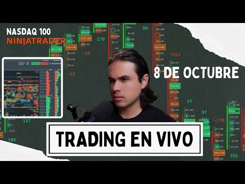 TRADING EN VIVO 8 de Octubre del 2025 | MÉTODO WYCKOFF + ORDER FLOW + BOOKMAP | LIVE ⚠️