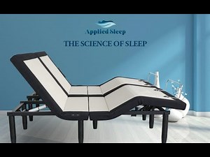 Best Adjustable Smart Bed - Applied Sleep | Bluetooth, App, Wireless, Massage, Easy Assembly