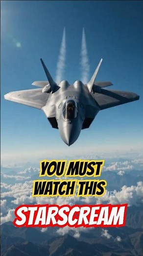 Starscream Coming, F-22 Raptor Fighter Jet transforms into a Robot #viral #transformers #starscream