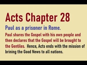 Acts 28: Catholic Bible Study, Acts of the Apostles