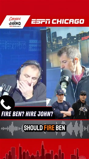 Caller Thinks He's Playing Madden! Suggests that the Bears FIRE Ben Johnson and HIRE John Harbaugh! #ChicagoBears #NFLPlayoffs #Leadership #BenJohnson #ESPNChicago | ESPN Chicago