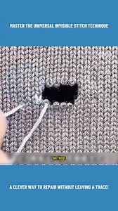 Master the universal invisible stitch technique | Lisa Maay