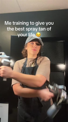 We take our craft VERY seriously🤭🤪😉 | spray tan