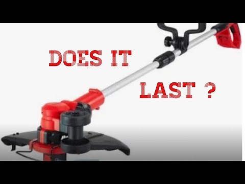 Bauer 20v cordless string Harbor Freight trimmer review