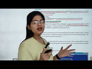 CLASSERA BOOKS | COMPUTER-6 | CH-9 : INTRODUCTION TO QBASIC