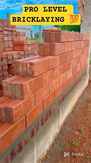 Satisfying Interlock Brick Wall Building Process (ASMR) 🧱🧱