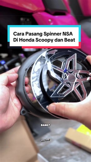 Cara Pasang Spinner NSA di Honda Scoopy dan Beat