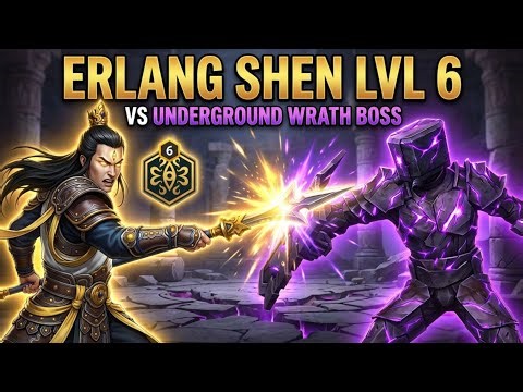ERLANG SHEN LVL 6 IS BROKEN! 😱 | Underground Wrath Boss Fight