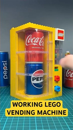 WORKING #lego SODA MACHINE